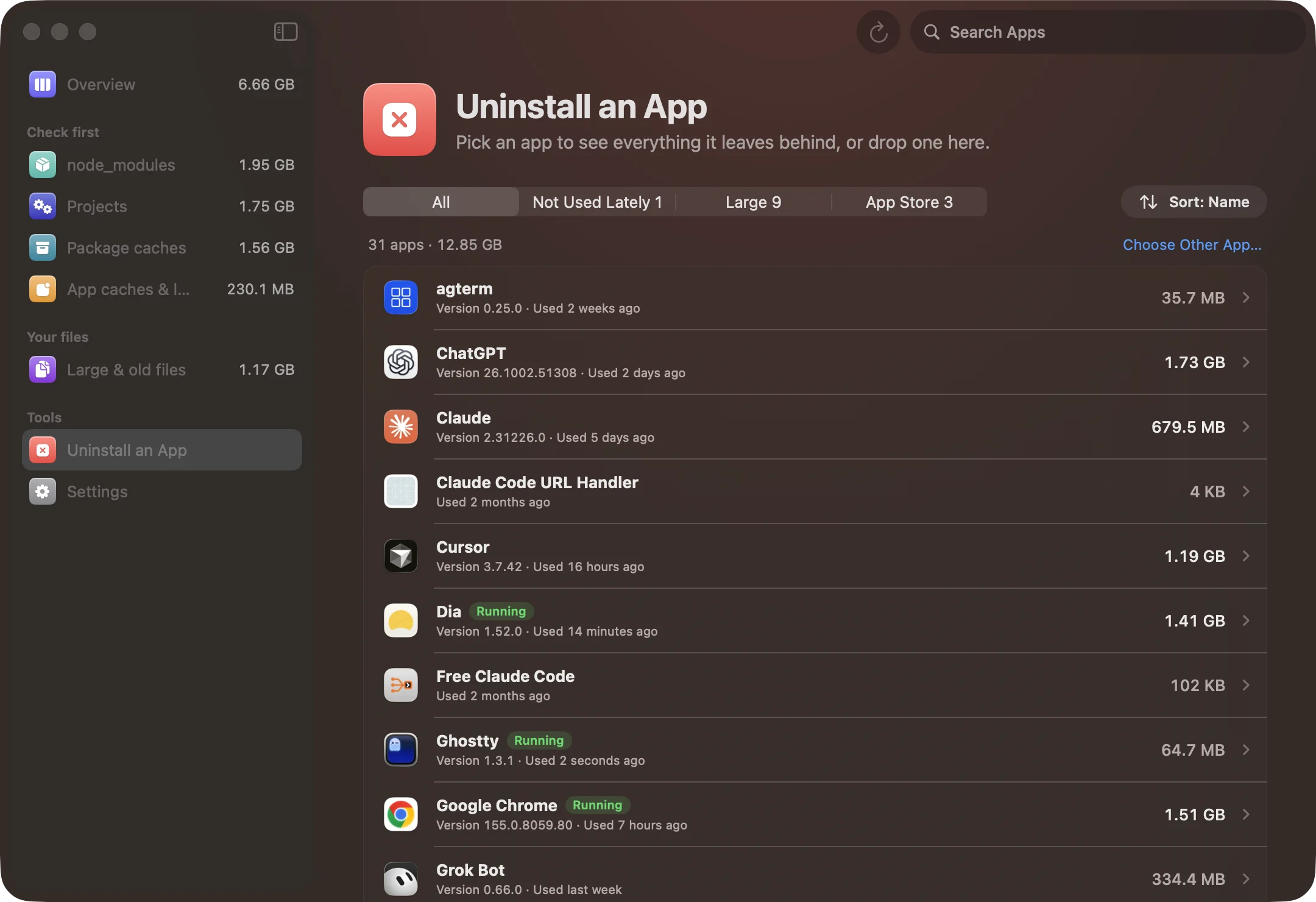 Uninstall an App